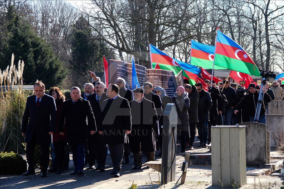 مظاهرتان في هولندا والسويد لإحياء ذكرى مجزرة "خوجالي"
