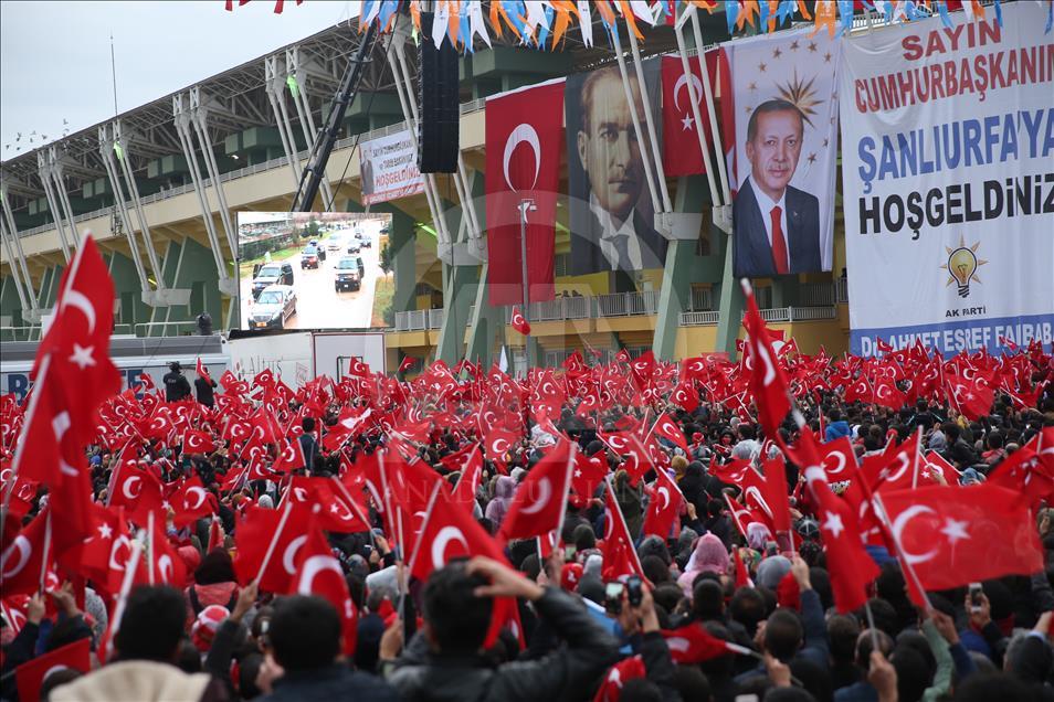 Erdoğan, AK Parti Şanlıurfa 6. Olağan İl Kongresi'ne katıldı 