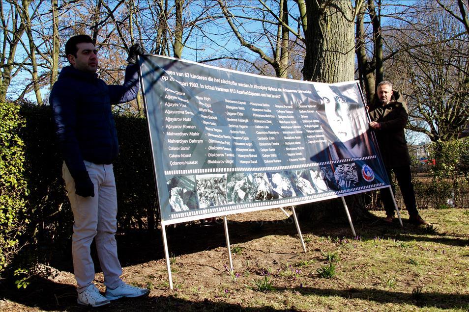 مظاهرتان في هولندا والسويد لإحياء ذكرى مجزرة "خوجالي"
