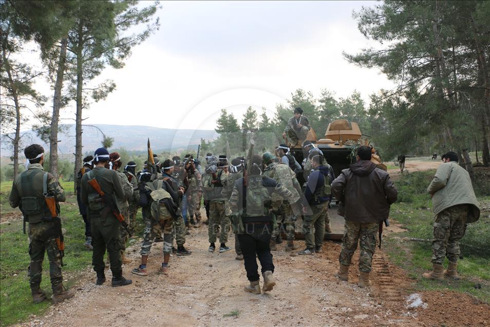 Afrin/Syrie: L'AA filme un camp du YPG/PKK repris par l'ASL 