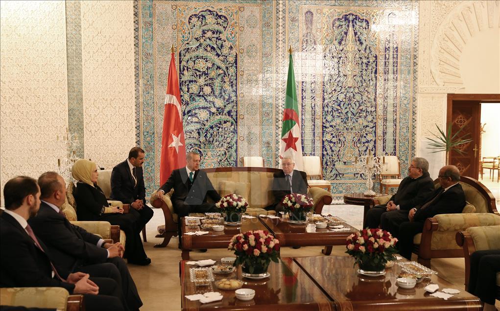 الرئيس التركي رجب طيب أردوغان يصل الجزائر في أول محطات جولته الإفريقية