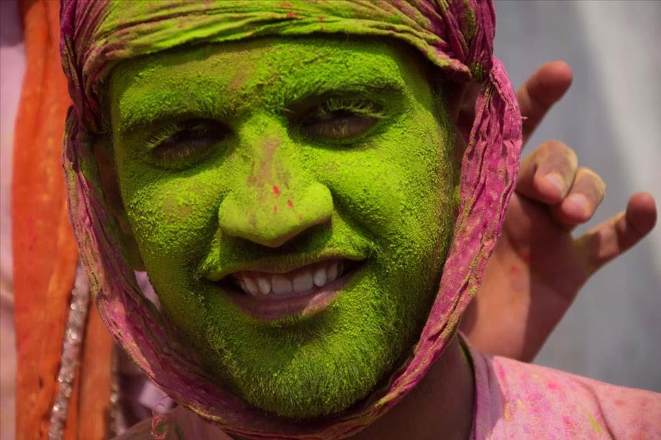 Magia de colores en el festival Holi en India