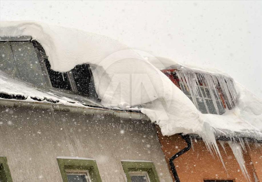 Fuerte tormenta de nieve en Croacia