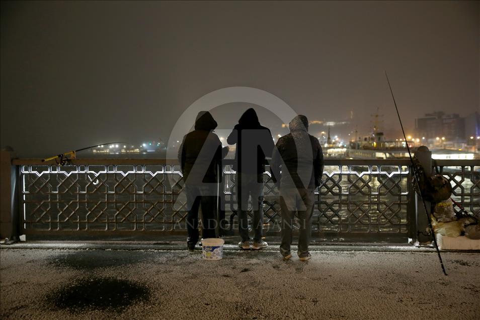 İstanbul'da kar yağışı