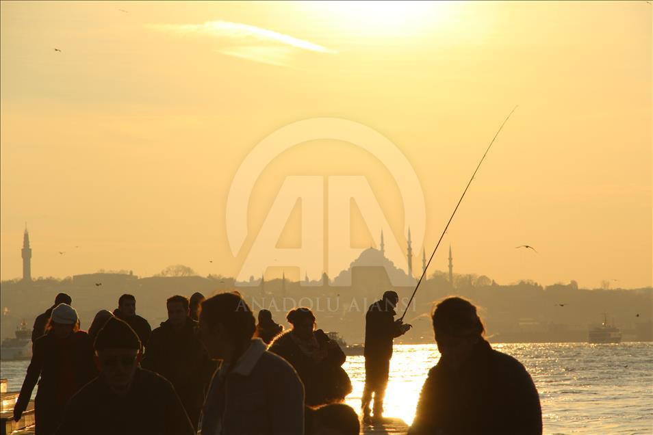 İstanbul'da gün batımı