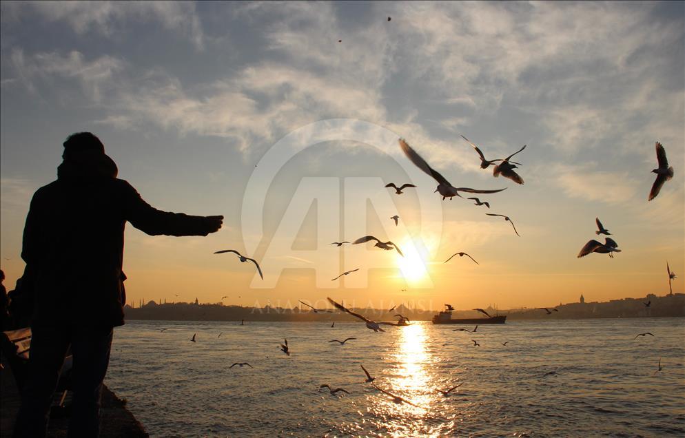 İstanbul'da gün batımı