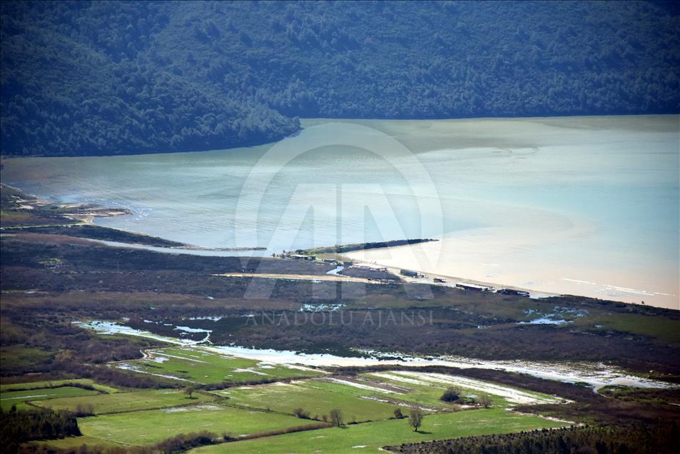 Muğla'da Gökova Körfezi'nin rengi değişti