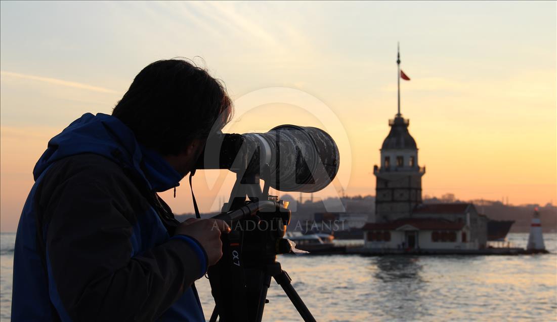 İstanbul'da gün batımı
