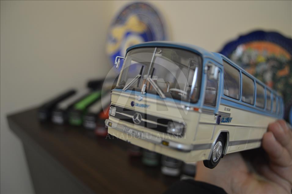 "Otobüs sevdası" koleksiyona dönüştü