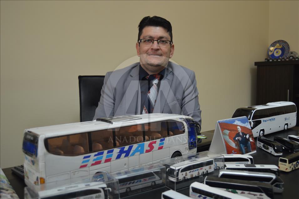 "Otobüs sevdası" koleksiyona dönüştü