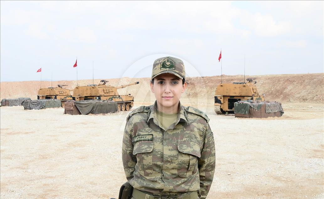 "Zeytin Dalı"nın kadın subayları 