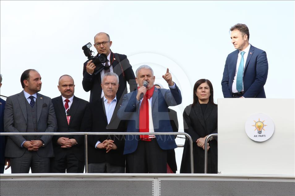 AK Parti Genel Başkanvekili ve Başbakan Yıldırım, Manisa'da