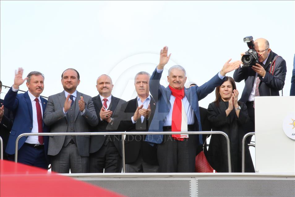 AK Parti Genel Başkanvekili ve Başbakan Yıldırım, Manisa'da