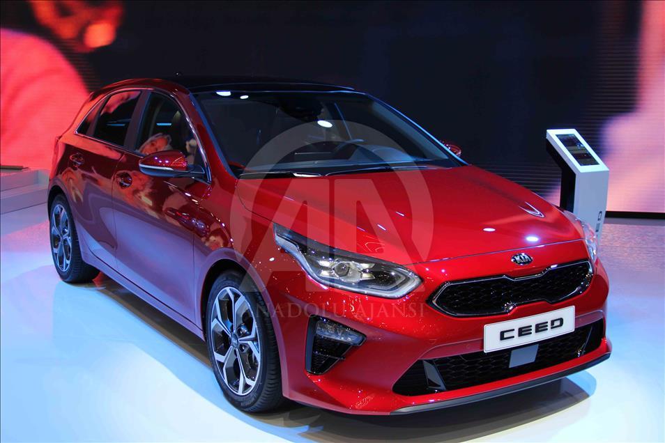 GENEVA, SWITZERLAND - MARCH 05: Kia Ceed is displayed at the pre