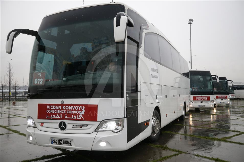 All-women convoy starts its journey in Istanbul 