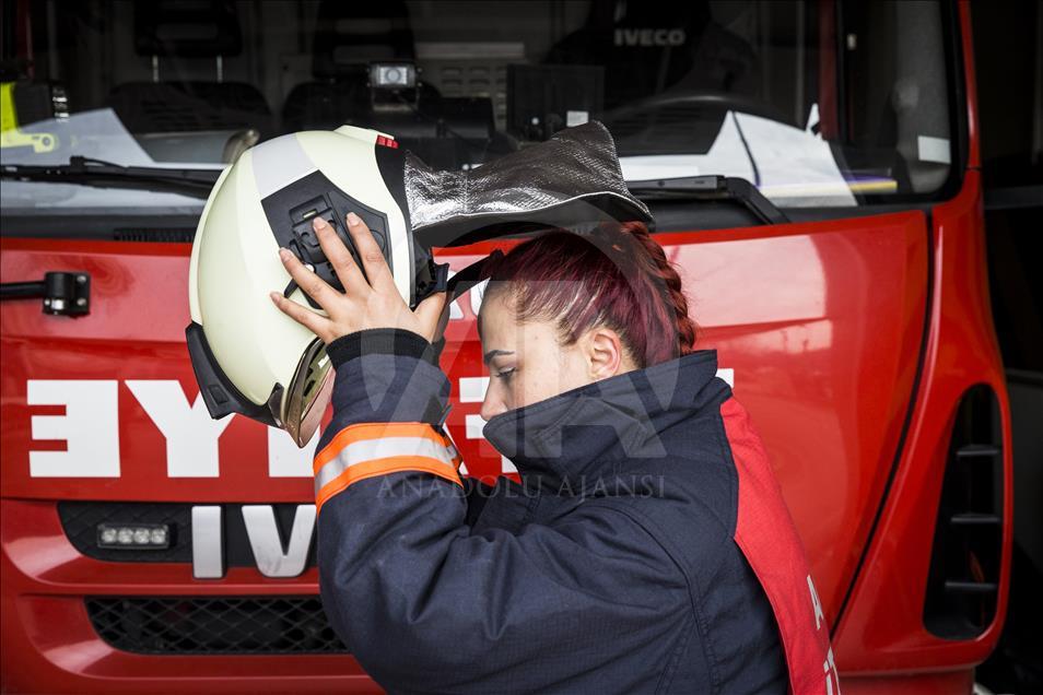 The Only Female Firefighter in Turkey's Capital