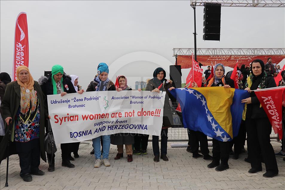 Međunarodni Konvoj savjesti u Hatayu: Sloboda za žene u Assadovim zatvorima!
