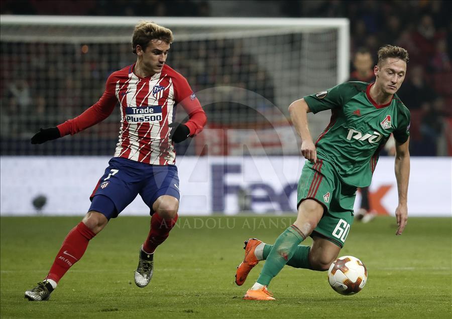 Atletico Madrid vs Lokomotiv Moscow: UEFA Europa League