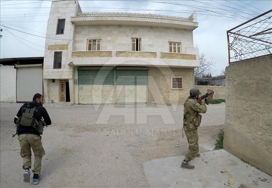 Cinderes'te teröristlerle sıcak çatışma anları görüntülendi