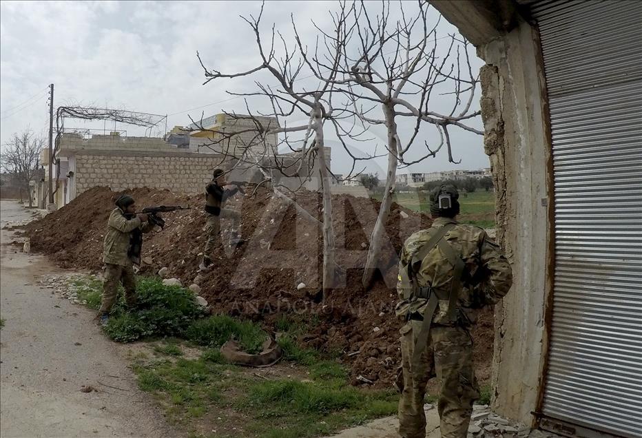 Cinderes'te teröristlerle sıcak çatışma anları görüntülendi