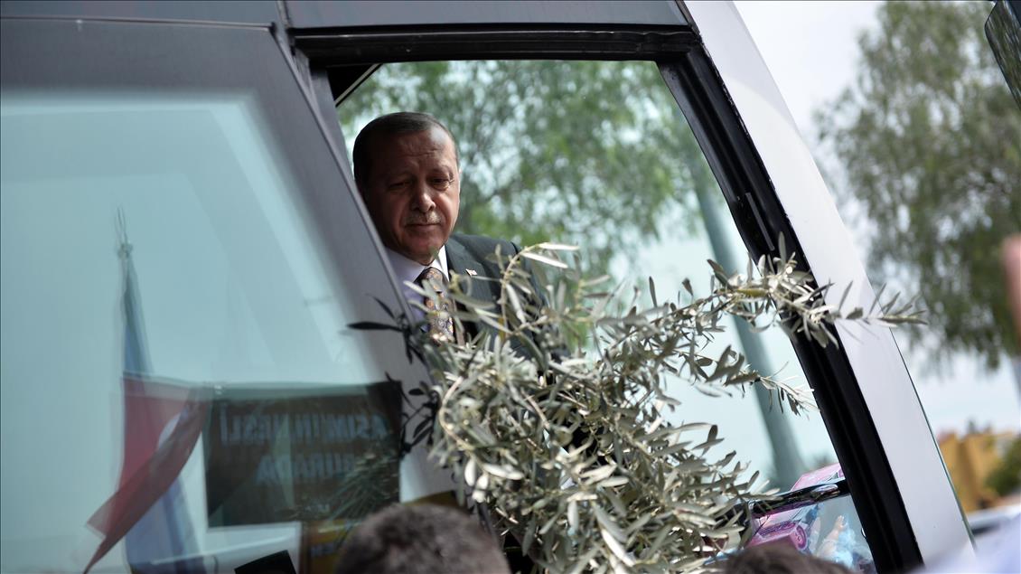 Cumhurbaşkanı Erdoğan, Mersin'de