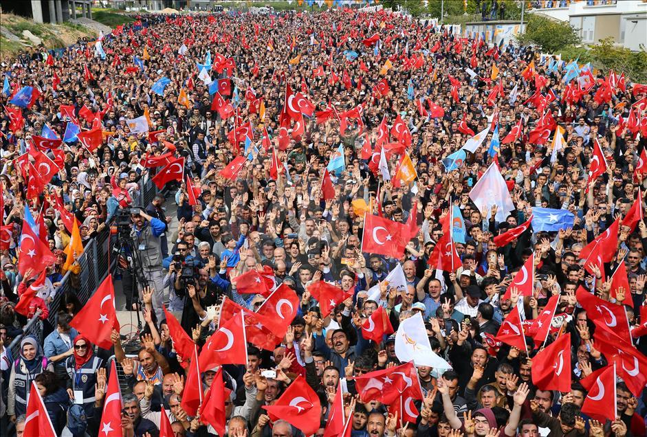 Cumhurbaşkanı Recep Tayyip Erdoğan Mersin'de