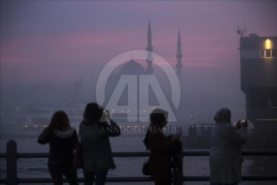İstanbul'da sis