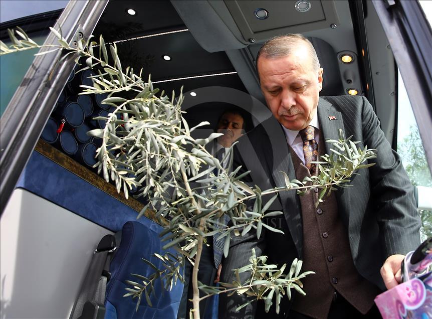 Cumhurbaşkanı Recep Tayyip Erdoğan Mersin'de