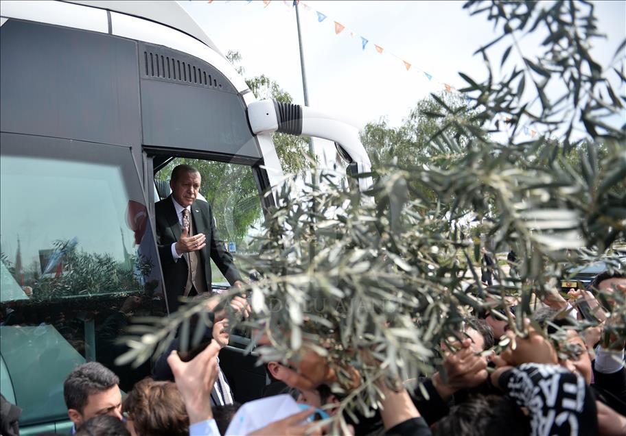 Cumhurbaşkanı Erdoğan, Mersin'de