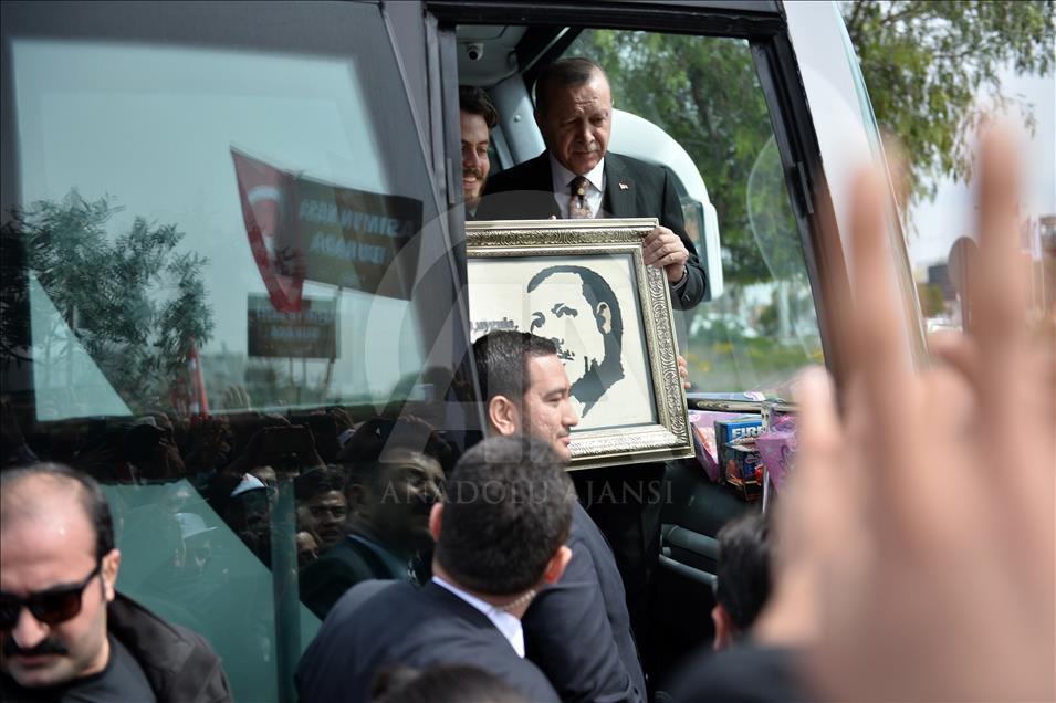 Cumhurbaşkanı Erdoğan, Mersin'de