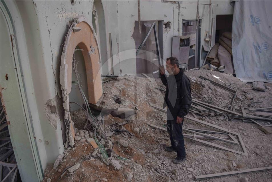 Istočna Guta, Sirija - 10. mart 2018:  U intenzivnim napadima n