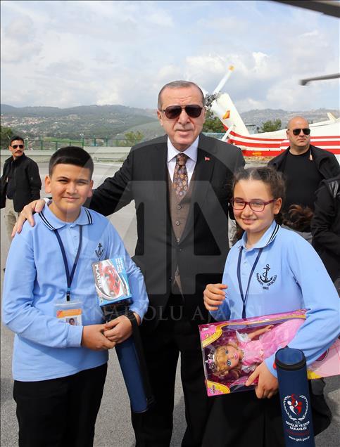 Cumhurbaşkanı Recep Tayyip Erdoğan Mersin'de