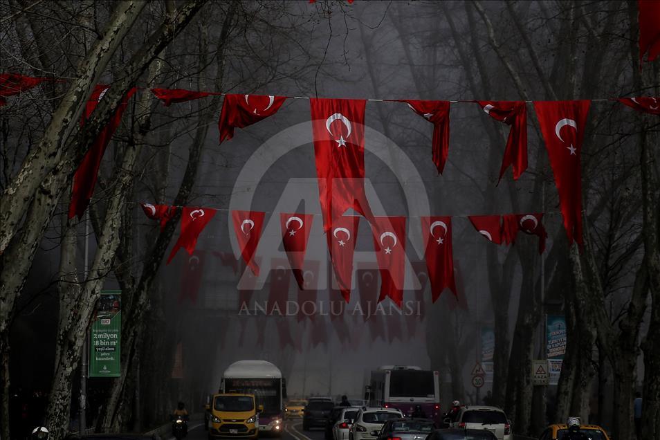 İstanbul'da sis