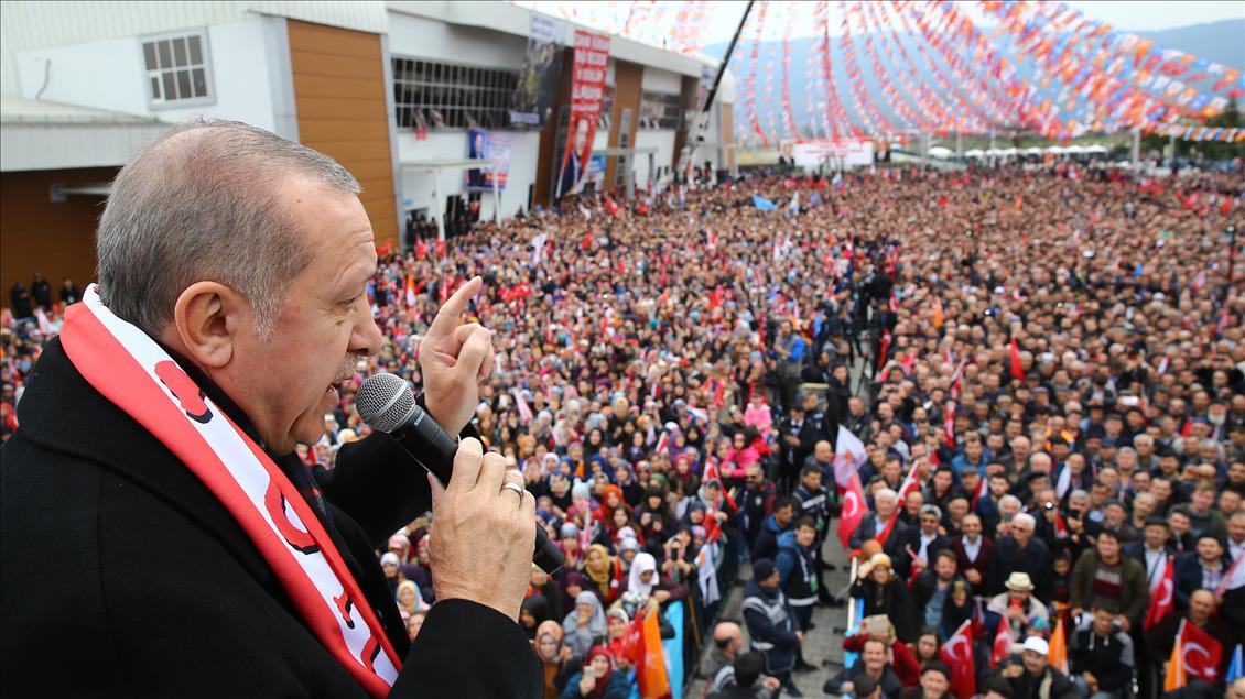 Cumhurbaşkanı Erdoğan Bolu'da