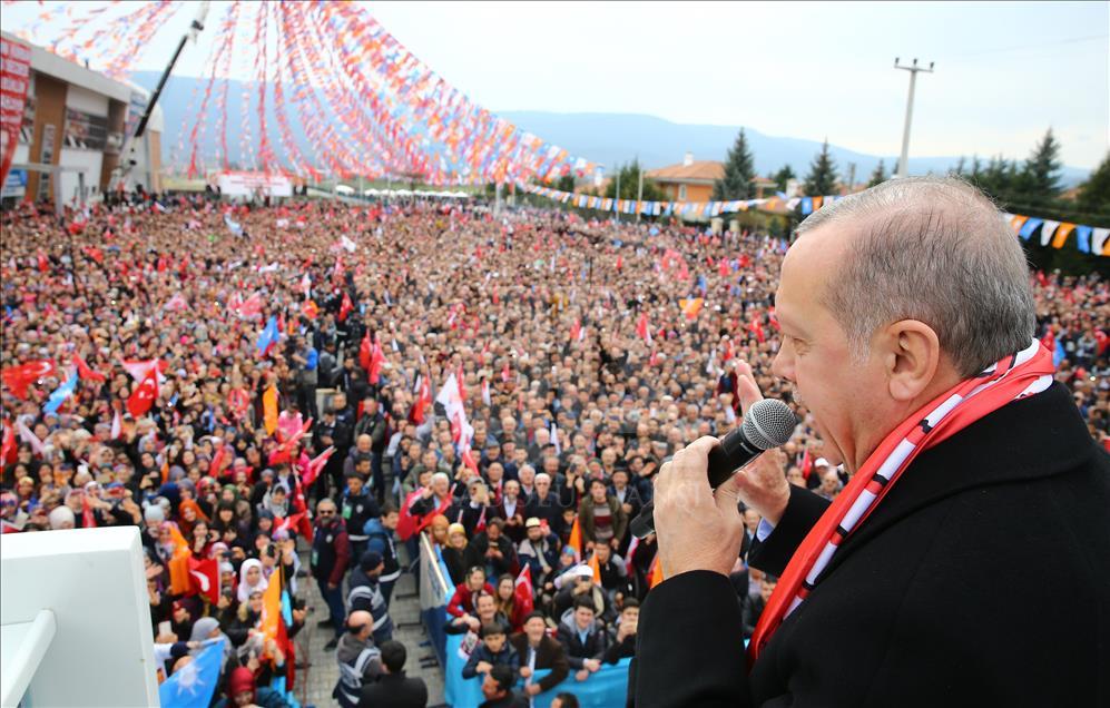 Cumhurbaşkanı Erdoğan Bolu'da
