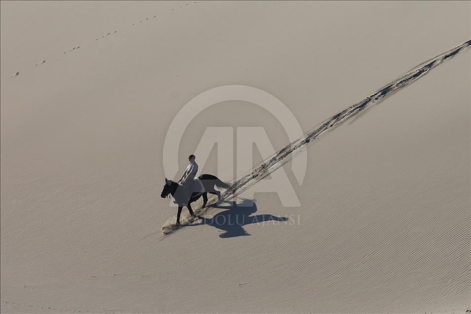 Patara Plajı'nın kum tepeleri