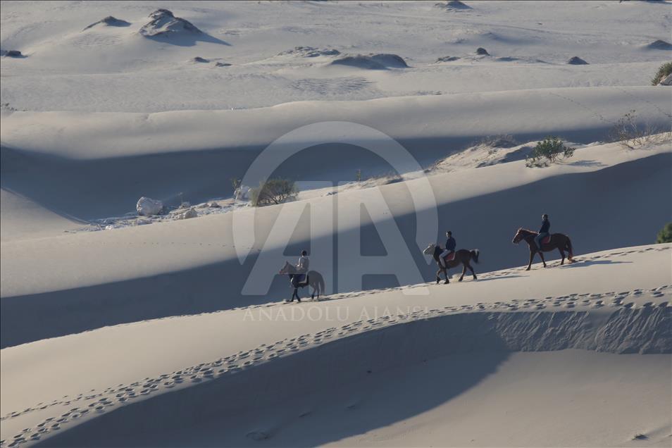 Patara Plajı'nın kum tepeleri