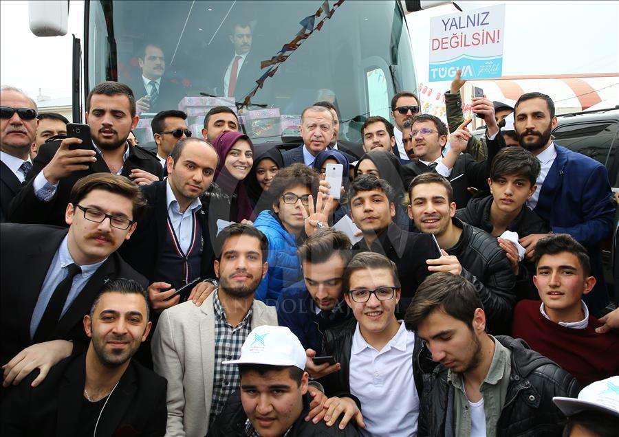 Cumhurbaşkanı Erdoğan Bolu'da