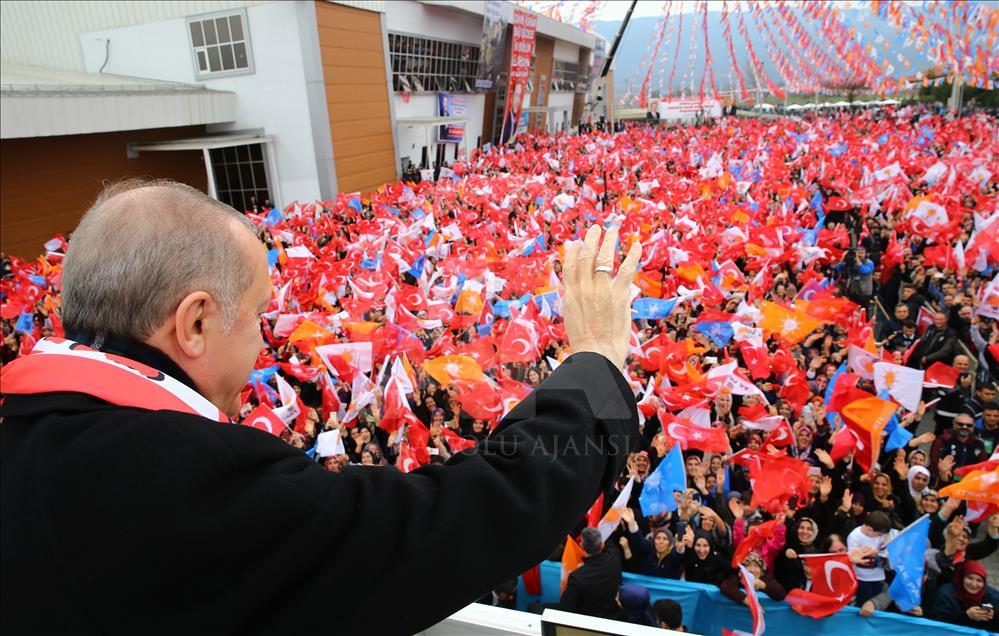 Cumhurbaşkanı Erdoğan Bolu'da