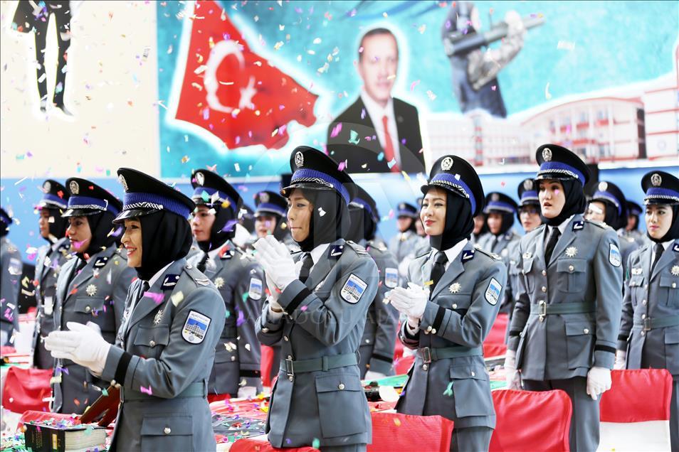 پایان دوره آموزشی 242 تن از زنان پلیس افغانستان در ترکیه