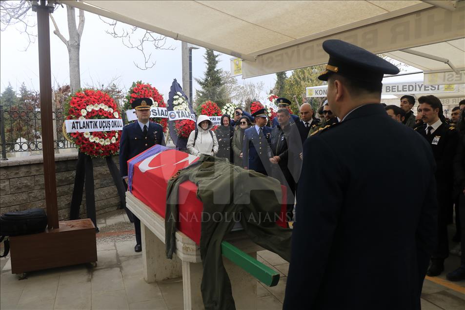 Pilot Melike Kuvvet son yolculuğuna uğurlandı