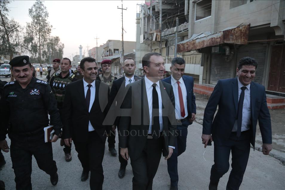 Türkiye'nin Irak Büyükelçisi Fatih Yıldız'ın Telafer ziyareti