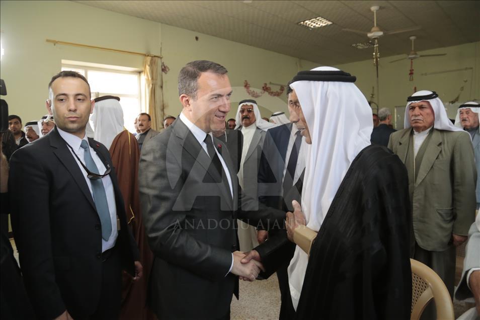 Türkiye'nin Irak Büyükelçisi Fatih Yıldız'ın Telafer ziyareti
