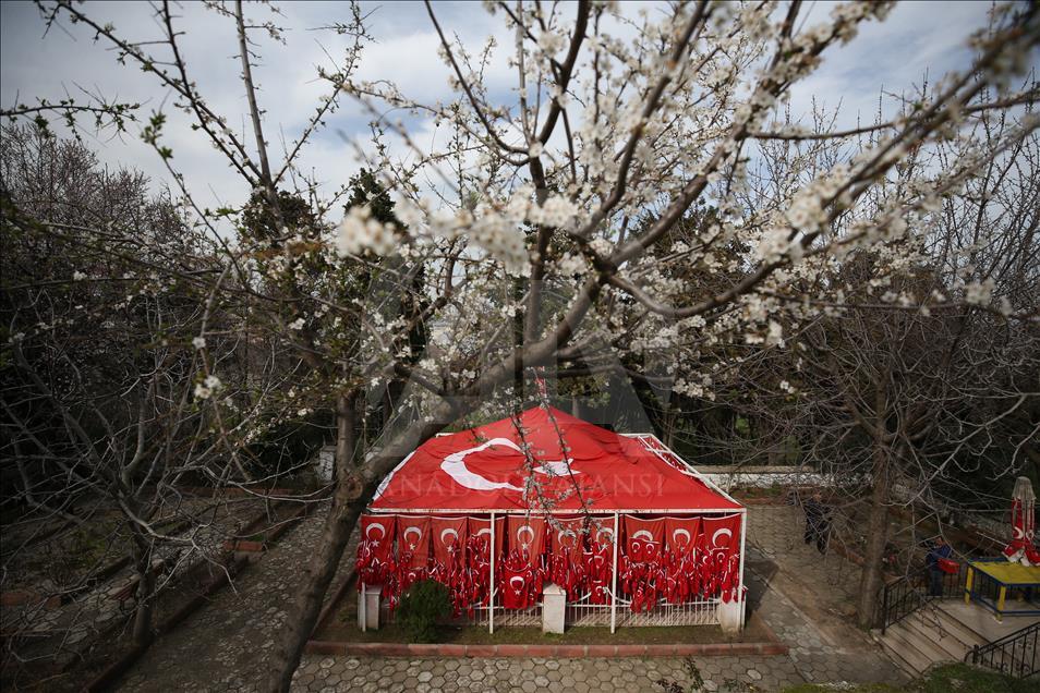 "Bayraklı Baba Türbesi" etkileyici hikayesiyle ilgi görüyor