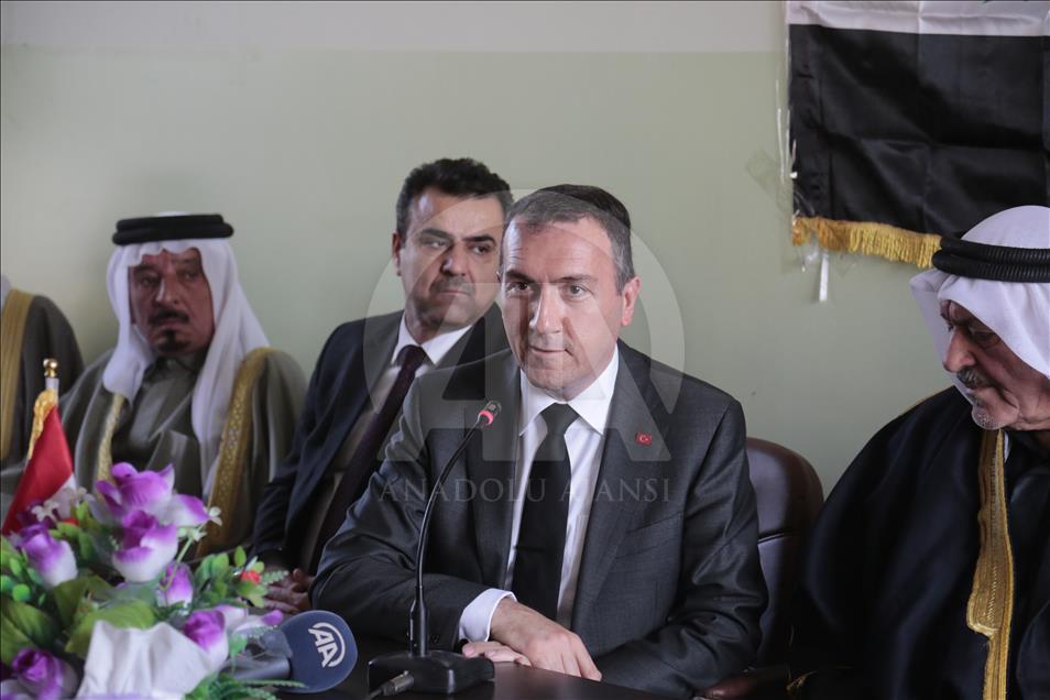 Türkiye'nin Irak Büyükelçisi Fatih Yıldız'ın Telafer ziyareti