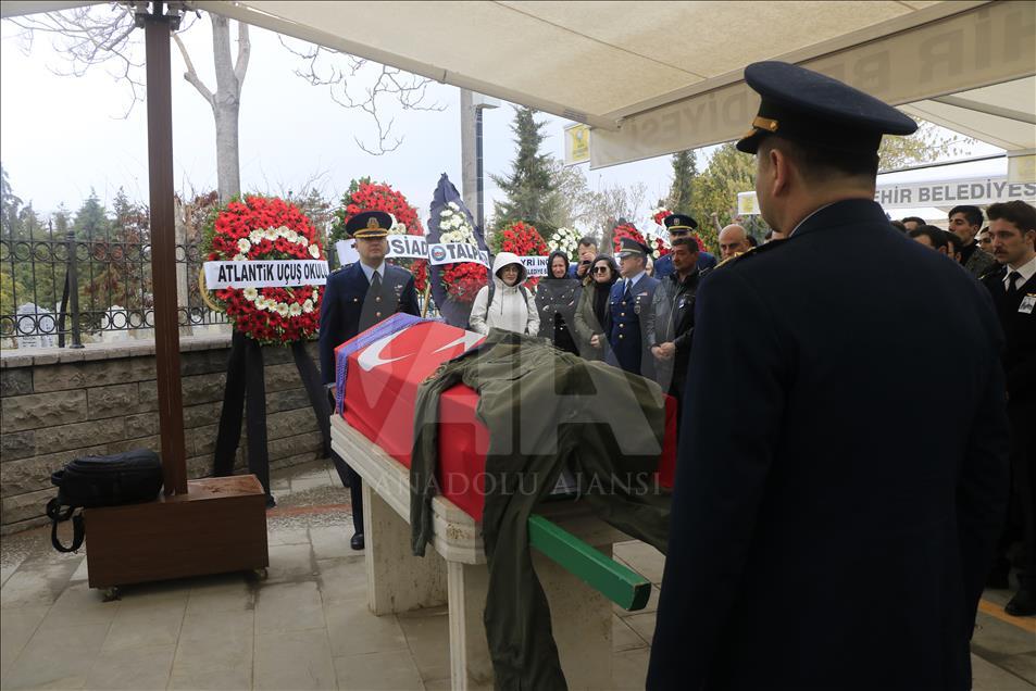 Pilot Melike Kuvvet son yolculuğuna uğurlandı