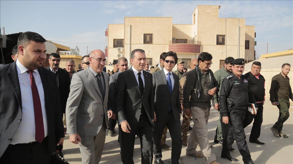 Türkiye'nin Irak Büyükelçisi Fatih Yıldız'ın Telafer ziyareti