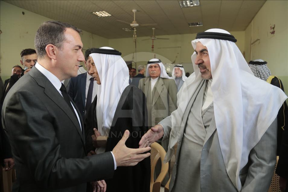 Türkiye'nin Irak Büyükelçisi Fatih Yıldız'ın Telafer ziyareti