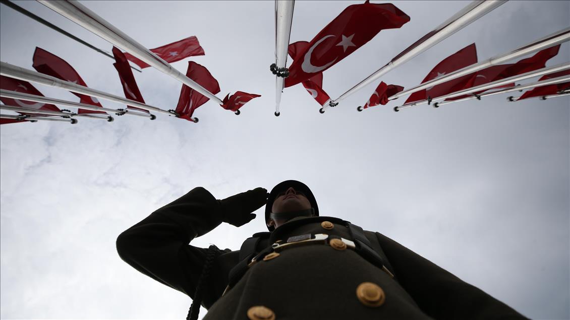 Rehearsals ahead of the 103rd Anniversary of Canakkale Victory