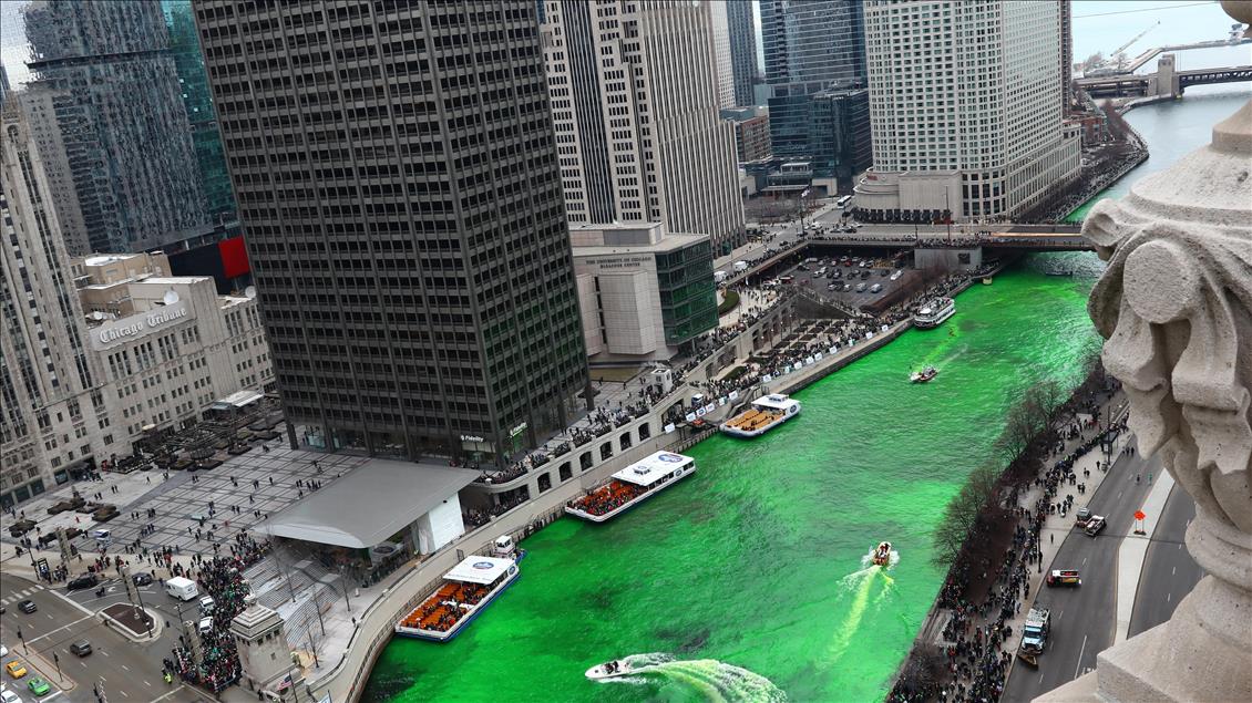 Chicago'da Aziz Patrick Günü kutlamaları